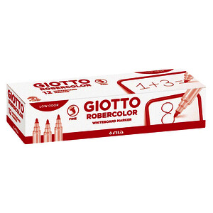 MARQUEUR EFFAÇABLE À SEC ROUGE PTE OGIVE FINE 1,2 MM GIOTTO