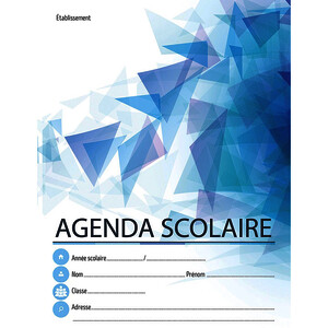 AGENDA SCOLAIRE PERPÉTUEL FUZEAU IMPRIMÉS SCO. 80P 17X22CM
