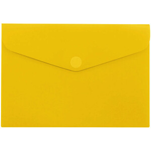 POCHETTE TRANSLUCIDE LISSE BRILLANTE EN PP JAUNE
