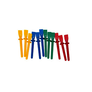 SACHET DE 12 SPATULES À COLLE 11CM MULTICOLORE