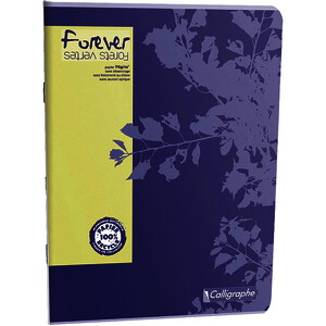 CAHIER 90G/M² 96P SÉY PIQÛRE 24X32CM FOREVER CALLIGRAPHE