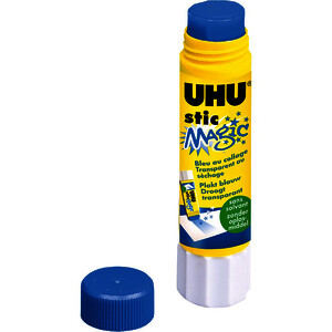 BÂTON DE COLLE DE 8,2G SANS SOLVANT MAGIC BLEU UHU