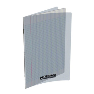 CAHIER POLY 90G/M² 48P SÉY 24X32CM INCOLORE CONQUERANT CLASS