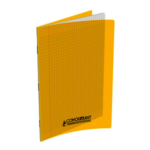 CAHIER PP 90G/M² 48P SÉY PIQ 21X29,7CM JAUNE CONQ CLASS