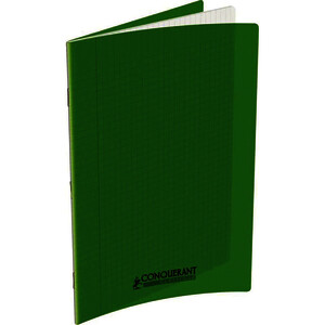 CAHIER PP 90G/M² 48P SÉY PIQ 21X29,7CM VERT CONQ CLASS
