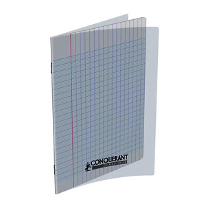 CAHIER COUV PP 90G/M² 96P SÉYÈS PIQ 17X22CM INCOLORE