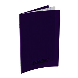 CAHIER COUV PP 90G/M² 96P SÉYÈS PIQ 17X22CM VIOLET