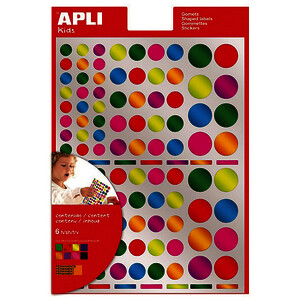 POCH 624 GOM RONDES ADH TAILLES ET COL MÉT ASS APLI 13529