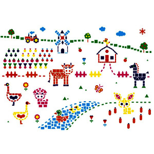 LOT 4 AFFICHES GÉANTES À COLORIER 