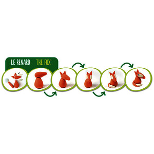 POT DE 350G DE PÂTE À JOUER BIO ORANGE PAPYE PEBEO