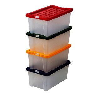 BTE RANGEMENT POLYPROPYLÈNE AVEC POIGNÉE 9,2L 37X22,6X16CM