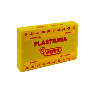 PAIN DE 350G DE PÂTE À MODELER JAUNE PLASTILINA