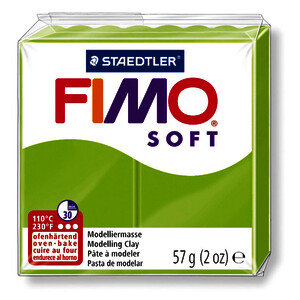 PAIN DE 57 G DE PÂTE FIMO SOFT VERT POMME