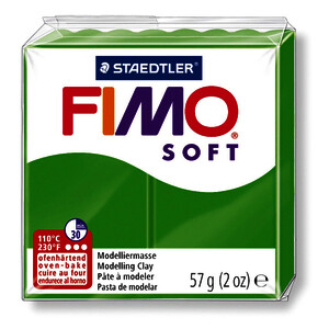 PAIN DE 57 G DE PÂTE FIMO SOFT VERT TROPIQUE