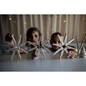 SACHET DE 200 DEMI-PINCES À LINGE EN BOIS NATUREL 72MM