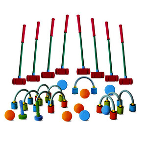 PACK D'INITIATION CROQUET EN MOUSSE ET ACCESSOIRES