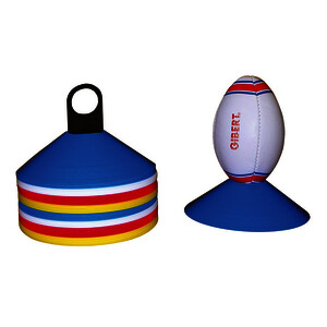 LOT 40 REPÈRES SOUPLES ET SUPPORT MÉTAL AVEC POIGNÉE