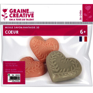 LOT DE 3 MOULES À SAVON THERMOFORMÉS 