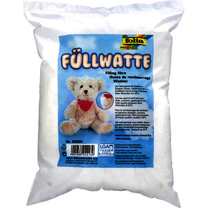 PAQUET DE 50G DE OUATE DE BOURRAGE BLANC