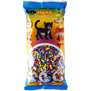 MIDI SACHET 6000 PERLES HAMA MIDI - COLORIS PASTEL