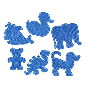 SACHET DE 6 PLAQUES HAMA MAXI, THÈME : ANIMAUX, DÈS 5 ANS