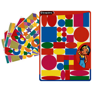 SACH 6 PLCH GOM BABY FORMES ET COL VIFS ET PASTEL ASS