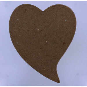 LOT DE 10 BOÎTES COEUR EN CARTON À DÉCORER 11,5 X 4 CM