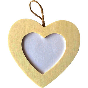 LOT DE 10 CADRES PHOTO CŒUR, 8 X 7,5 CM