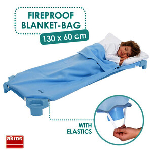 COUVERTURE-SAC COUCHAGE IGNIFUGÉ AVEC ÉLASTIQUES