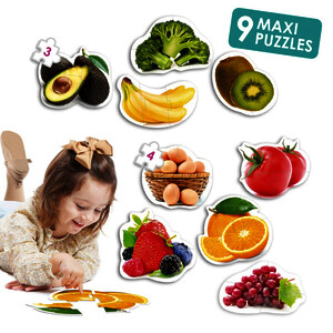 LOT DE 9 MAXI PUZZLES 