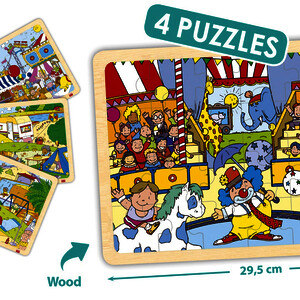 LOT DE 4 PUZZLES 