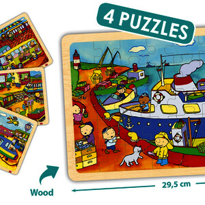 LOT DE 4 PUZZLES 