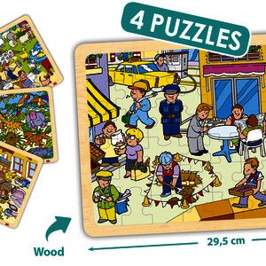 LOT DE 4 PUZZLES 