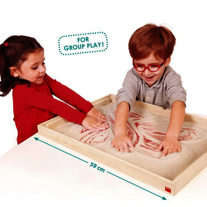 SET PLATEAU ET TABLEAU MULTISENSORIEL PRÉ-ÉCRITURE - XL