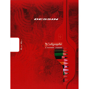 CAHIER DE DESSIN 90G/M² 32P UNI PIQÛRE 17X22CM CALLIGRAPHE