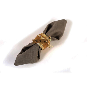 LOT DE 10 RONDS DE SERVIETTE D 4 CM EN BOIS À DÉCORER