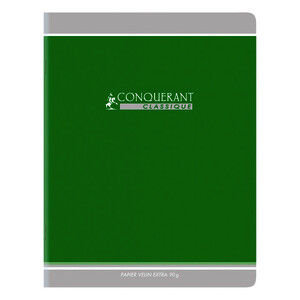CAHIER 90G/M² 140P SÉY PIQ 17X22CM CONQUERANT
