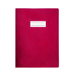 PQT DE 10 PROTÈGE CAHIERS ÉPAIS SANS RABAT 17X22CM ROSE