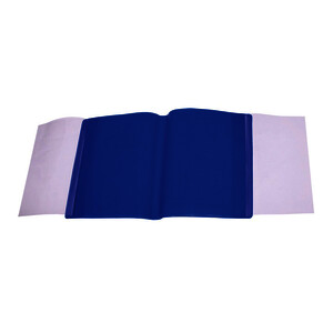 LOT DE 10 PROTÈGE CAHIERS AVEC RABATS 17X22CM BL