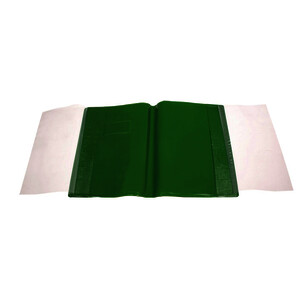 LOT DE 10 PROTÈGE CAHIERS AVEC RABATS 17X22CM VR