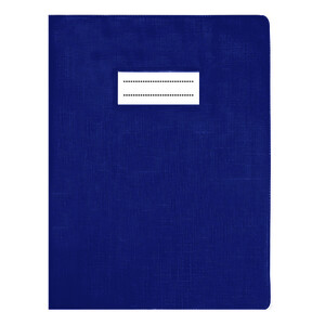 LOT DE 10 PROTÈGE-CAHIERS OPAQUES 24 X 32 SANS RABAT BLEU