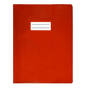 LOT DE 10 PROTÈGE-CAHIERS OPAQ 24 X 32 SS RABAT ORANGE