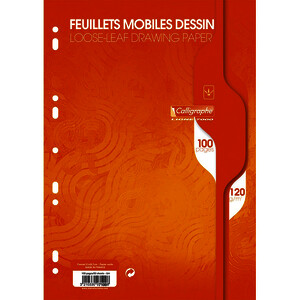 ÉTUI 50 FLLETS (100P) MOB 120G/M² UNIE PERF 21X29,7CM CALL