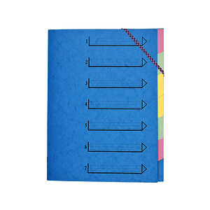 TRIEUR À ÉLASTIQUE 7 COMP 24,5 X 31,5 CM EXACOMPTA