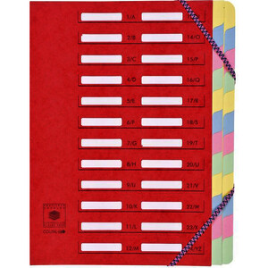 TRIEUR FENÊTRE&ÉLASTIQ 24 COMP COL ASS 24,5X31,5CM EXTENDOS