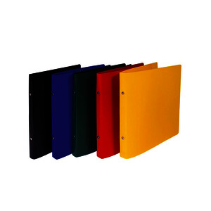 LOT 25 CLASSEURS 2 ANNEAUX 17X22 CM  EN PP DOS 2 CM ASS