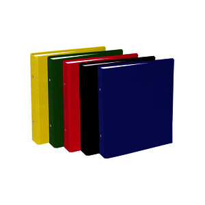 CLASSEUR PLASTIFIÉ 2 ANN DIAM 30 MM DOS 4 CM 17X22 CM - VERT