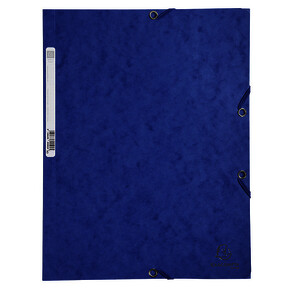 CHEM 3 RABATS ÉLAS CARTE LUSTRÉE BLEU -24 X 32 CM EXACOMPTA