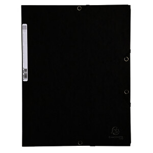 CHEM 3 RABATS ÉLAS CARTE LUSTRÉE NOIR -24 X 32 CM EXACOMPTA