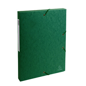 BOÎTE DE CLASSEMENT EXABOX DOS 2,5CM VERT 24X32CM EXACOMPTA